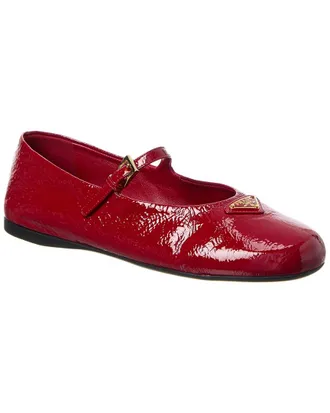Prada Naplak Patent Flat