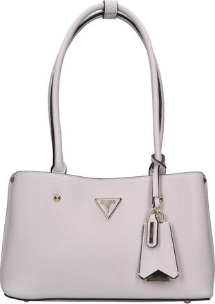 Guess Meridian Shoulder Satchel - Dames - Schoudertassen - Grijs - ONE Size - Leer - Tassen