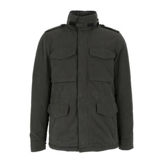 Aspesi Minifield Cot - Heren - Jassen - Grijs - Maat: 2XL Katoen