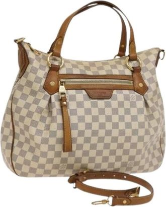 Louis Vuitton Pre-owned Handbags, female, White, Size: ONE SIZE Pre-owned Canvas Handbag
