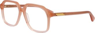 Bottega Veneta BV1329O Pink Acetate Optical Eyeglasses - Pink