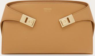 Ferragamo Women Hug mini crossbody bag Beige