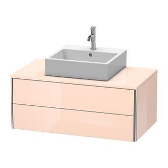 Duravit Mueble De Pared Duravit Xsquare 100.0 X 54.8 Cm, 2 Cajones, Color (frente/cuerpo): Perla De Albaricoque Laca De Alto Brillo - Xs491101010