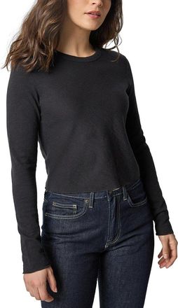 Lilla P Bias Cut Crewneck Top