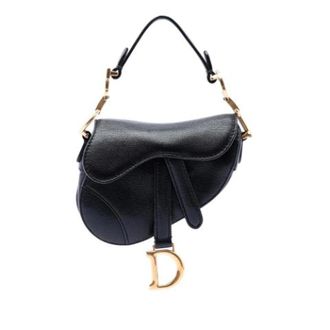 Dior Pre-owned Saddle Bag - Dames - Pre-owned - Zwart - Maat: ONE Size Leer