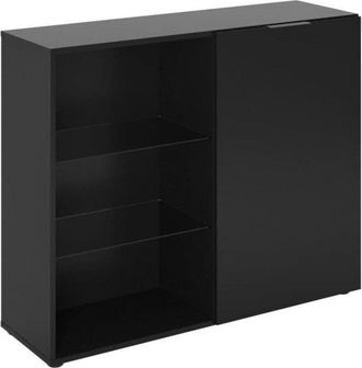 OEM Peque&ntilde;o Mueble De Almacenamiento - Decoraci&oacute;n Negra - L99,1 X A81,3 X P31,5 Cm - Fabricado En Alemania