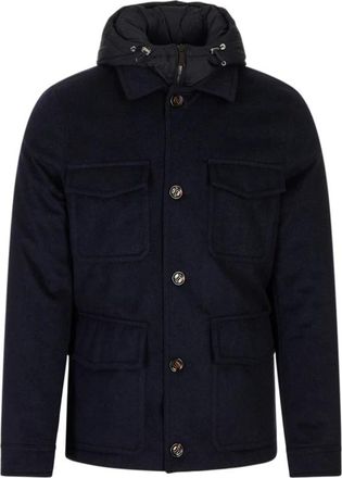 Moorer Hombre, Chaquetas, Azul, Talla: XL