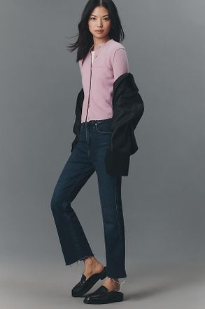 Good American Soft Tech Good Standard Kick-Flare Jeans