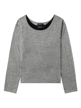 Tout à Coup layered sweater - women - Acrylic/Lyocell - S - Grey