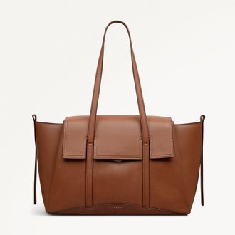 Radley London Cognac Medium Flapover Shoulder Bag The Chancery SS26 Radley London