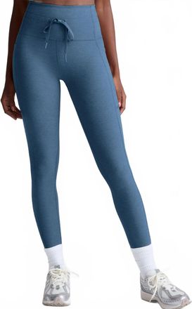 Beyond Yoga Go Pocket Legging In Washed Denim