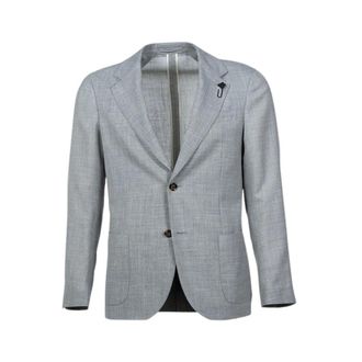 Lardini Heren, Jassen, Grijs, Maat: XL