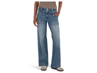 Kut from the Kloth Petite Jodi High Rise Straight Leg -pork Chop Front Pockets Womens Jeans Ahead : 4P 29, Cotton/Denim/Polyester