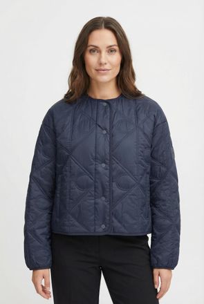 Calvin Klein Jeans Steppjacke CALVIN KLEIN JEANS, Damen, Gr. XXL (46), inkwell, Web, Obermaterial: 100% Polyamid, unifarben, regular fit normal, Rundhals, eingesetzt ein