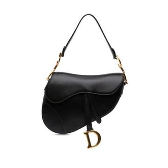 Dior Pre-owned Saddle Bag - Dames - Pre-owned - Zwart - Maat: ONE Size Leer
