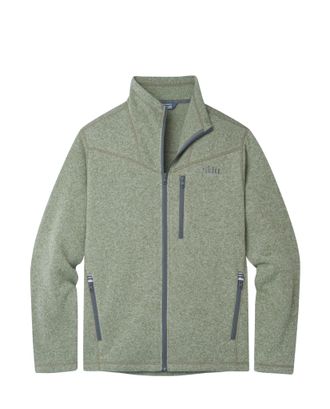 Stio | Mens Wilcox Fleece Jacket, Size Extra Large in Sage Flats Heather