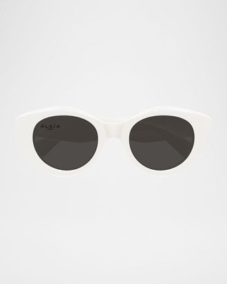 Alaia Cat-Eye Acetate Sunglasses