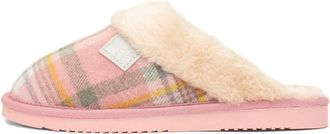 Jo & Joe Shetland Womens Pink Mule Slipper - Size 6 UK - Pink