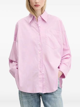 HUGO BOSS Camicia con ricamo - Rosa