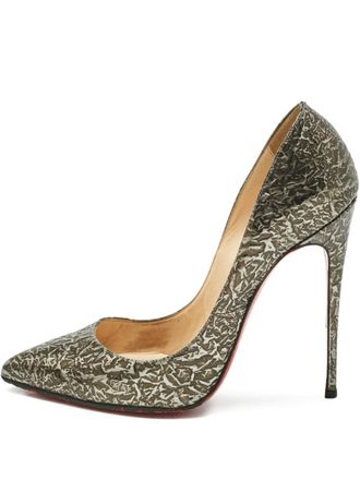 Christian Louboutin Follies leather pumps - Grey