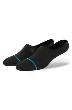 Stance Icon Cotton Blend No-Show Socks in Black at Nordstrom, Size Medium