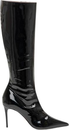 PARIS TEXAS Vera Boot 85 - Dames - Hoge Laarzen - Zwart - 37 EU - Leer - Schoenen