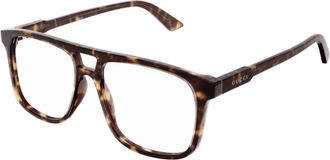 Gucci Glasses, unisex, Brown, Size: 55 MM Gg1035O