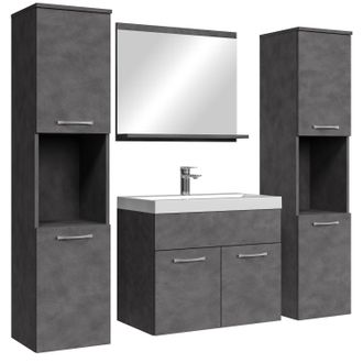 Badplaats Conjunto De Muebles De Ba&ntilde;o Montreal Xl 60 X 35 Cm - Gris - Mueb