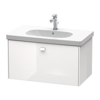 Duravit Duravit Brioso Neceser De Pared 82,0 X 46,9 Cm, 1 Caj&oacute;n, Para Lavabo D-c&oacute;digo 034285, Color (frente/cuerpo): Decoraci&oacute;n Blanca De Alto Brillo, Mango B
