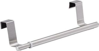 OEM Toallero Telesc&oacute;pico Colgante - Extensible, Acero Inoxidable, 22-35 X 6 X 7 Cm, Plata Mate
