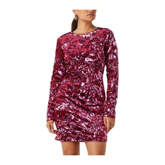 Y.A.S Y.a.s, Kleedjes, Dames, Rood, L, Polyester, Rococo SL Sequin Dress