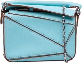 Loewe Pre-owned Mini Bags, female, Blue, Size: ONE SIZE Pre-owned Mini Bag