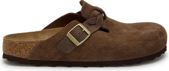 Birkenstock Boston Braided Suede Clogs - Brown - 37 (IT37/ UK4)