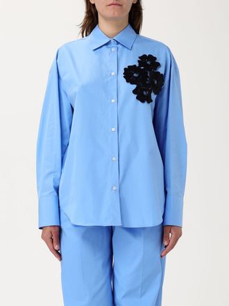 Msgm Camicia Msgm in cotone con applicazione