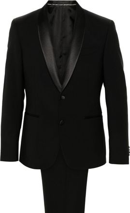 Corneliani virgin-wool three-piece suit - men - Elastane/Viscose/Virgin Wool - 50 - Black