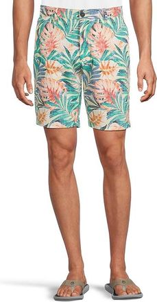 Tommy Bahama Chip Shot Positano Palms 9 Mens Shorts Lychee : 34 9, Nylon/Spandex