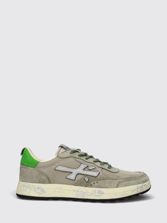Premiata Nous Suede and Mesh Sneakers