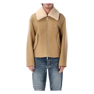 Emporio Armani Giacca Bomber - - Jackets - Uomo - Beige - L