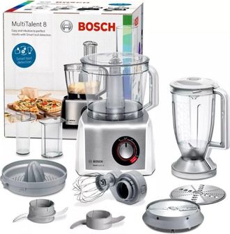 Bosch Procesador De Alimentos Multifuncional Blanco De 3,9 L Y 1250 W - B1emc812s8 - Bosch
