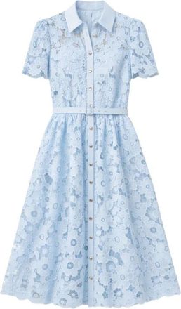 Self Portrait Collared Midi Dress