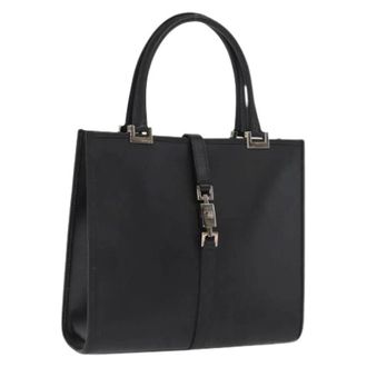 Gucci Pre-owned Handbags, female, Black, Size: ONE SIZE Pre-owned Vintage Hand Bag