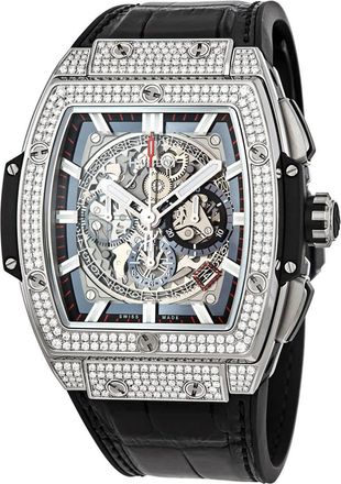 Hublot Spirit of Big Bang Chronograph Skeleton Dial Mens Watch 601.NX.0173.LR.1704