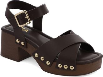Mia Finna Platform Sandal in Chocolate at Nordstrom Rack, Size 9.5