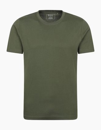 Mountain Warehouse Mens Mountain Warehouse Mens Flint Crew Neck T-Shirt - Green - Size: 46