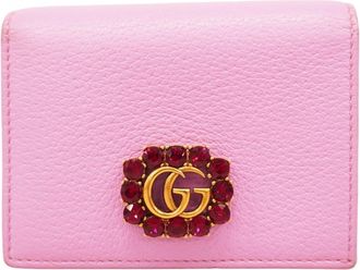 Gucci Pink Leather Wallet (Bi-Fold) (Pre-Owned)
