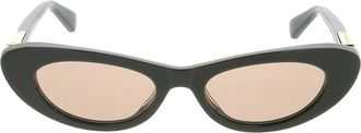 Bottega Veneta Zonnebril - Dames - Zonnebrillen - Zwart - ONE Size - Accessoires