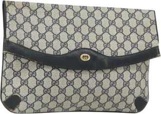 Gucci Pre-owned Clutches, female, Blue, Size: ONE SIZE Pre-owned Plastic Clutch