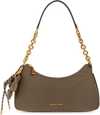 Michael Kors Tassen, Dames, Groen, ONE Size, Nylon, Nolita Medium Nylon Chain Pochette
