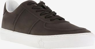 Moncler Niedrige Schnürsneakers aus Nubukleder Neue York