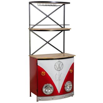 Wanderlust Deco Estanteria botellero furgoneta de madera y metal